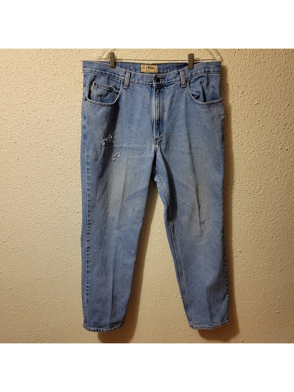 Vtg LL Bean Classic Fit Denim Jeans Men’s 38X32 Blue 100% Cotton 220626 #1525
